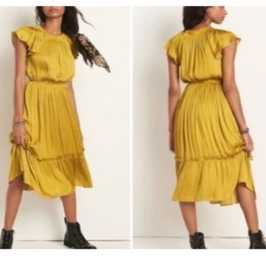 NWT Current Air Dodie Flutter Midi Dress XS